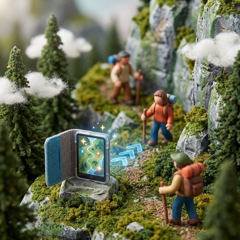 Week cover example generated from user's life moments