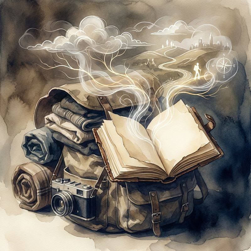 Week cover example generated from user's life moments